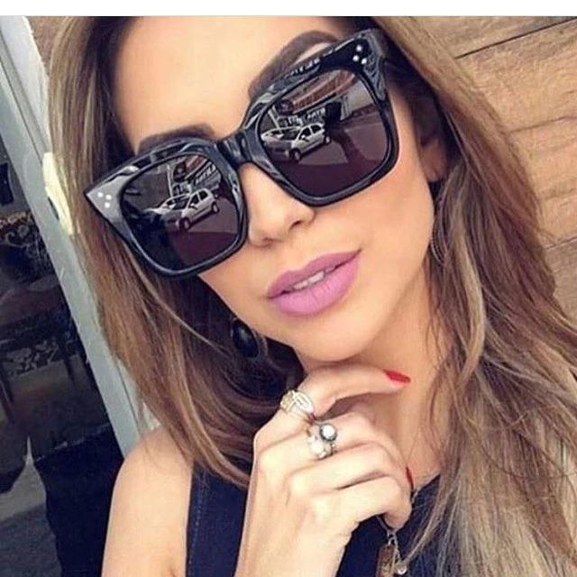 2020 Retro Style Brand Design Big Box Cat Eye Sunglasses For Men And Women-Unique and Classy