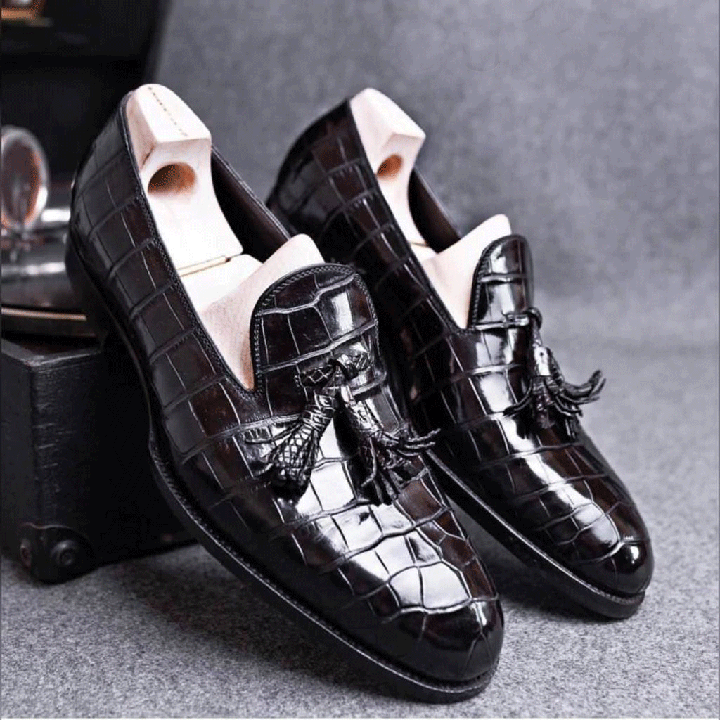 New Fashion Tassel Suede CROCO Moccasins Shoes For Men-Unique and Classy
