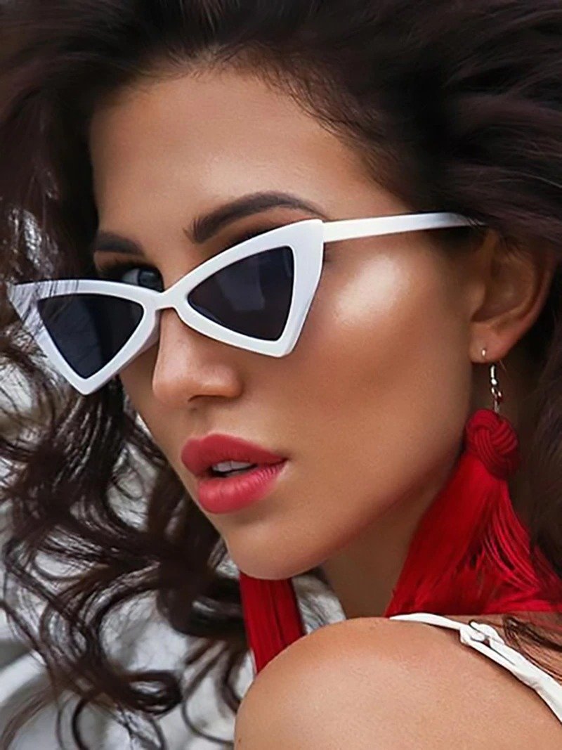 Retro Designer Flat Triangle Sunglasses For Men And Women-Unique and Classy