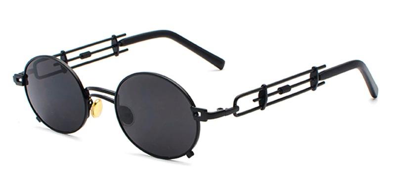 2019 Retro Steampunk Vintage Metal Designer Frame Sunglasses For Unisex-Unique and Classy