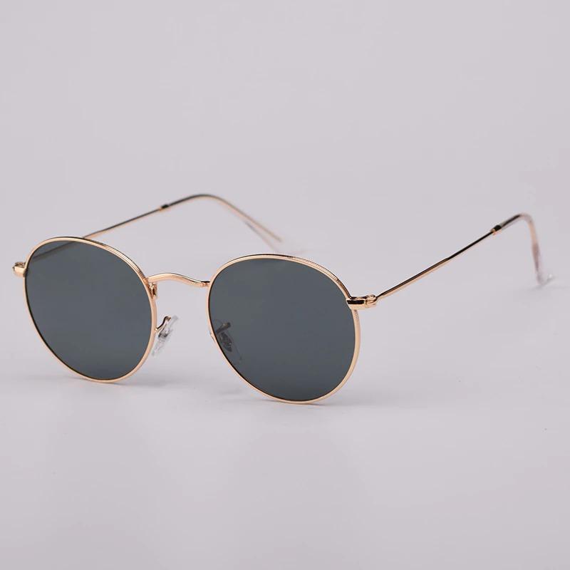 New Retro Polarized Luxury Small Round Metal Frame Sunglasses For Men And Women-Unique and Classy