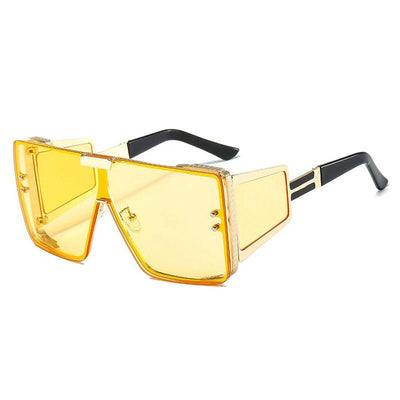2021 Luxury Vintage Gradient Brand Shield Style Frame Sunglasses For Unisex-Unique and Classy