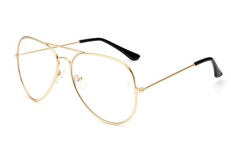 Trendy Polarized Classic Brand Transparent Aviation Lens Sunglasses For Men And Women-Unique and Classy