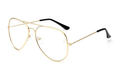 Trendy Polarized Classic Brand Transparent Aviation Lens Sunglasses For Men And Women-Unique and Classy