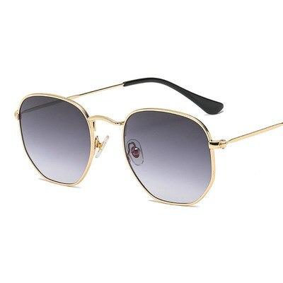 2021 Top Designer Brand Classic Small Square Metal Frame Sunglasses For Unisex-Unique and Classy