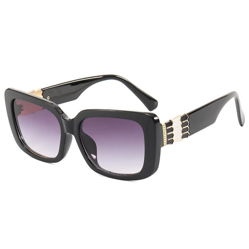 2021 New Vintage Big Square Frame Candy Shades Fashion Sunglasses For Unisex-Unique and Classy