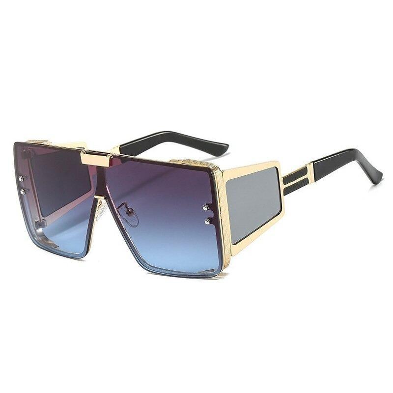 One Lens Retro Fashion Shades UV400 Vintage  Sunglasses For Women And Men-Unique and Classy