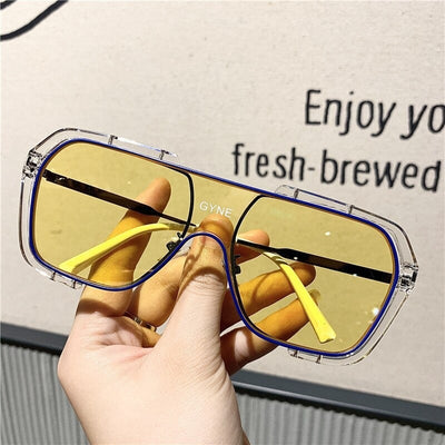 2021 New Retro Fashion Big Frame Sunglasses For Unisex-Unique and Classy