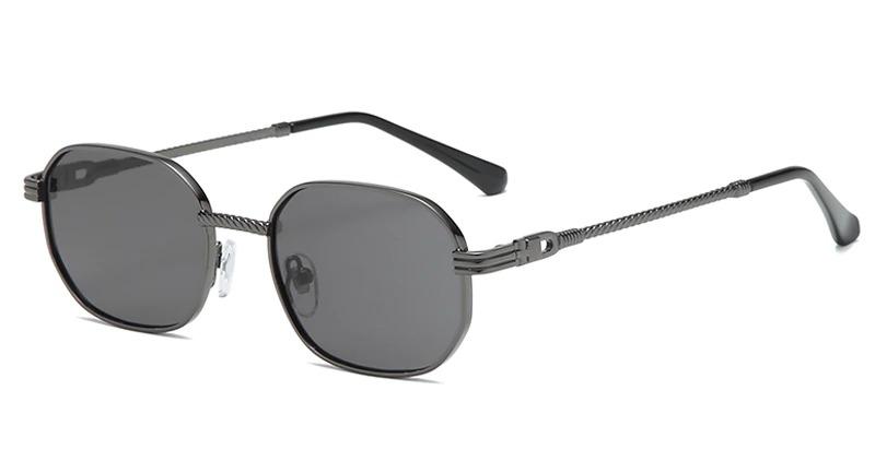 Trendy Retro Classic Style Metal Gradient Lens Square Sunglasses For Men And Women-Unique and Classy