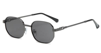 Trendy Retro Classic Style Metal Gradient Lens Square Sunglasses For Men And Women-Unique and Classy