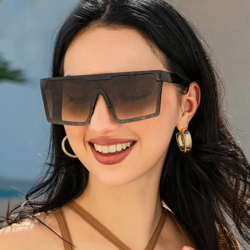 Oversized Design Square Big Frame  Sunglasses For Men And Woman-Unique and Classy