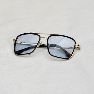 Classic Square Blue Premium Sunglasses For Men And Women-Unique and Classy