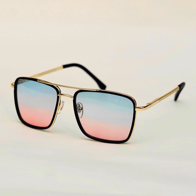 Classic Square Pink Blue Candy Premium Sunglasses For Men And Women-Unique and Classy