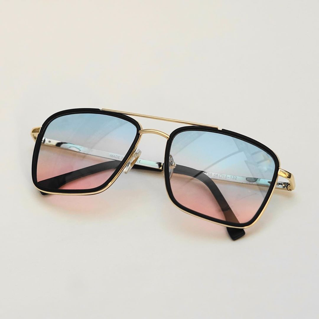 Classic Square Pink Blue Candy Premium Sunglasses For Men And Women-Unique and Classy