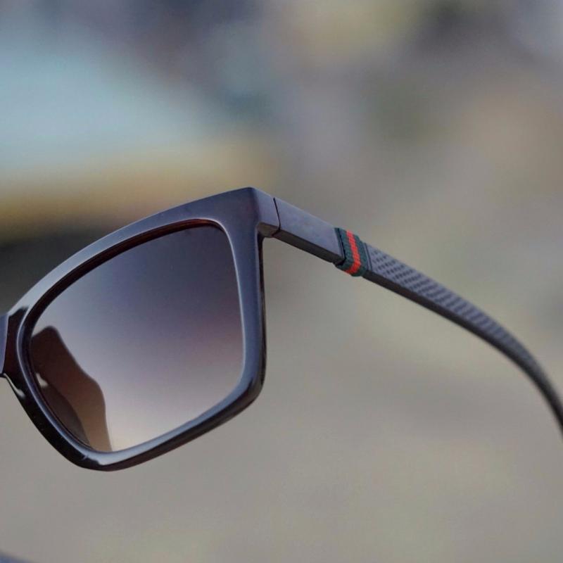 Brown Square Retro Sunglasses For Men And Women-Unique and Classy