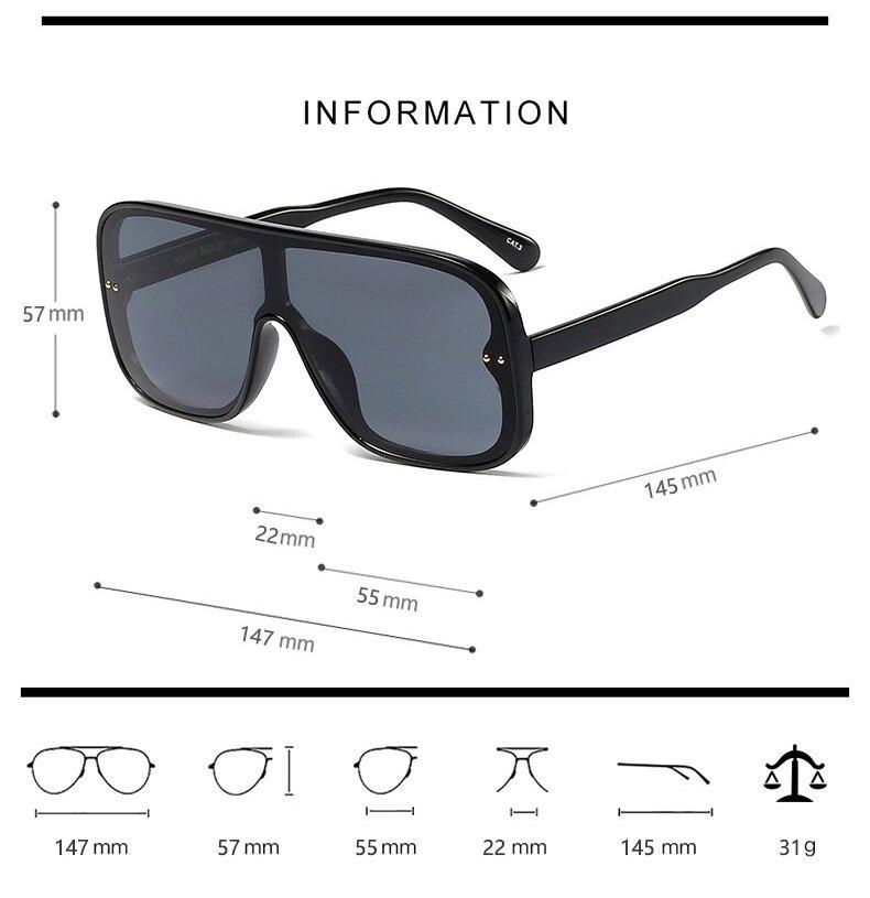 2020 New Fashion Cool Shield Style Gradient Sunglasses For Men And Women-Unique and Classy