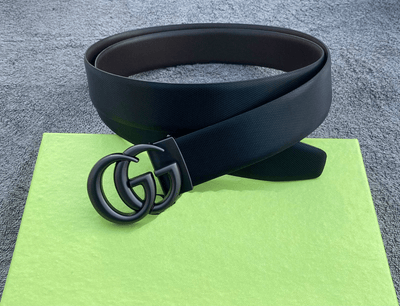 Trendy Double G Pattern Leather Strap Belt For Men's-Unique and Classy