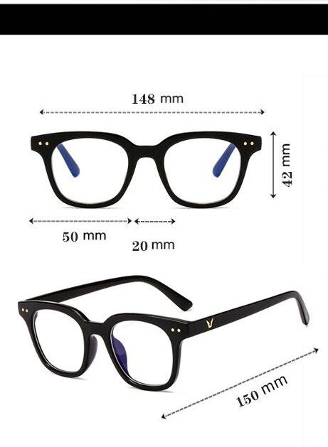 Classic Vintage Fashion Anti Blue Blocking Round Clear Transparent Lens High Quality UV400 Protection Eyeglasses Spectacle Frame For Men And Women