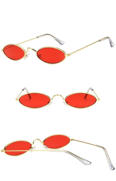 2019 Small Oval Round Retro Metal Frame Sunglasses For Men And Women-Unique and Classy