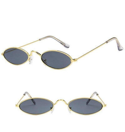 2019 Small Oval Round Retro Metal Frame Sunglasses For Men And Women-Unique and Classy