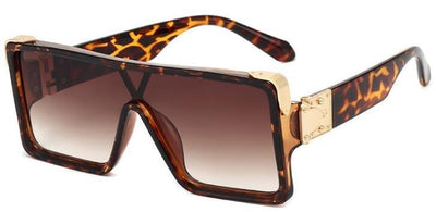 2021 New Vintage Luxury Designer Overszied Square Retro Sunglasses For Men And Women-Unique and Classy