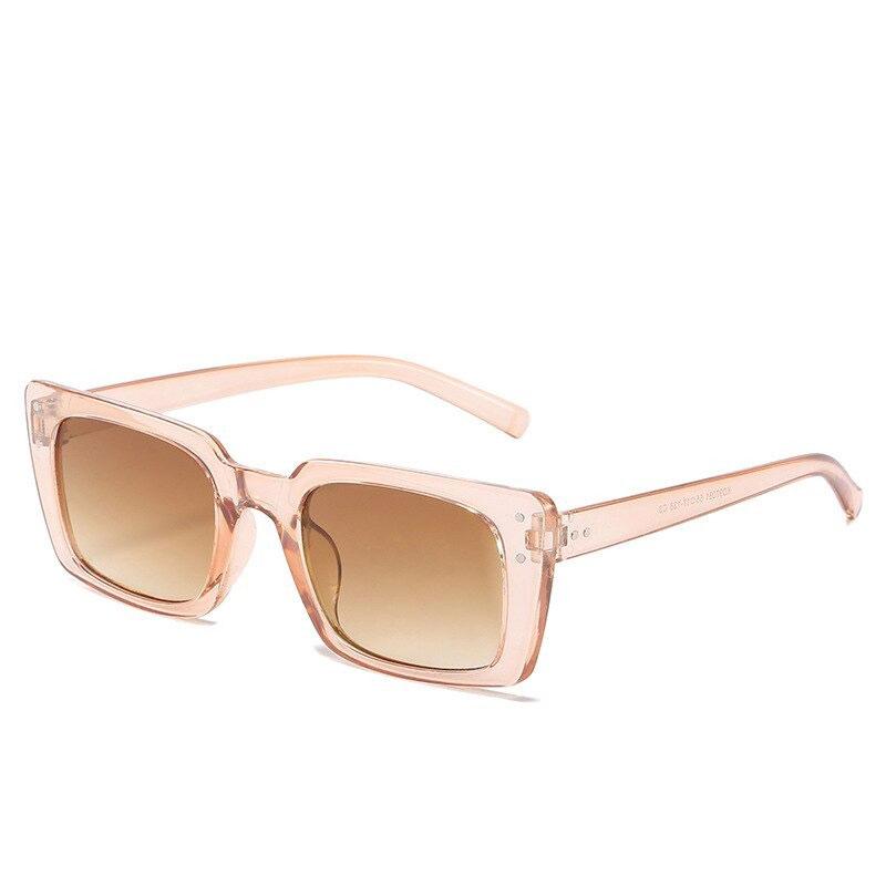 2021 Vintage Trend Style Rectangle Designer Frame Brand Fashion Sunglasses For Unisex-Unique and Classy