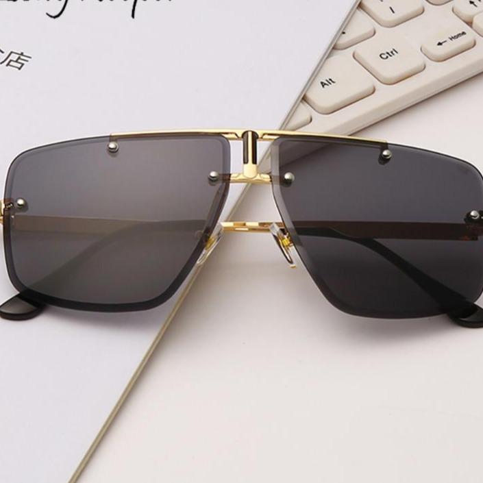 Rimless Fashion Square Sunglasses For Men And Women-Unique and Classy