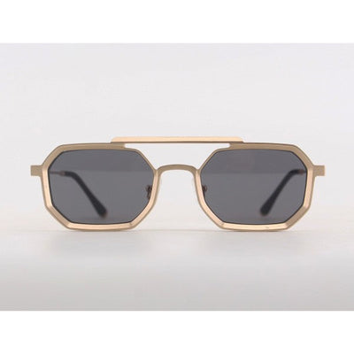 Vintage Hexagon Style Metal Sunglasses For Unisex-Unique and Classy