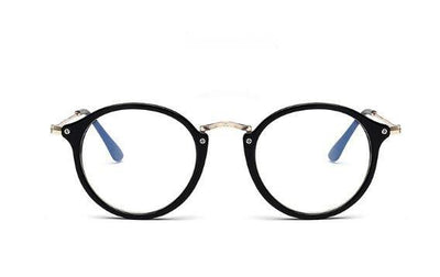 Blue Block Clear Lens Round Eyeglasses For Men And Women-Unique and Classy