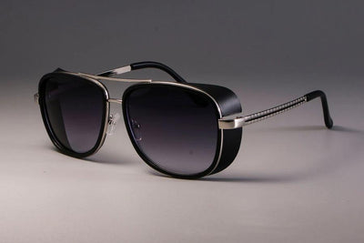 Trendy Steampunk Classic Mirrored Vintage Brand Retro Cool Fashion Designer UV400 Protection Sunglasses For Men And Women-Unique and Classy