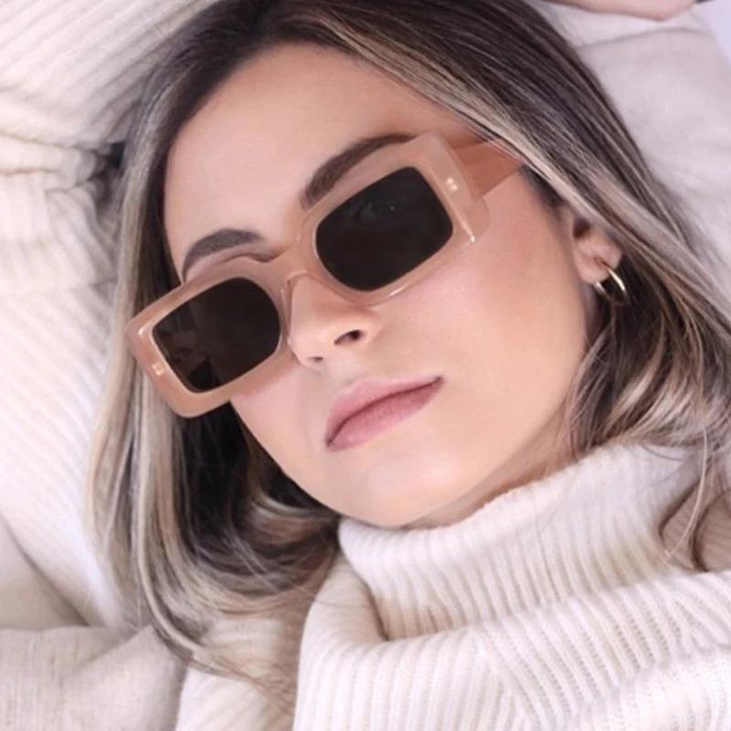 New Fashion Cool Square Style Rectangle Sunglasses Women-Unique and Classy