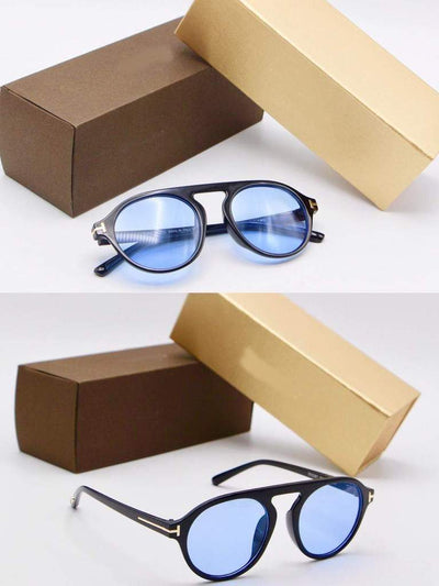 New Stylish Round Blue Candy Sunglasses For Men And Women -Unique and Classy