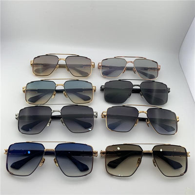 2021 TOP Retro Fashion Style Square 18K Frame Outdoor Protective Sunglasses For Men And Women-Unique and Classy