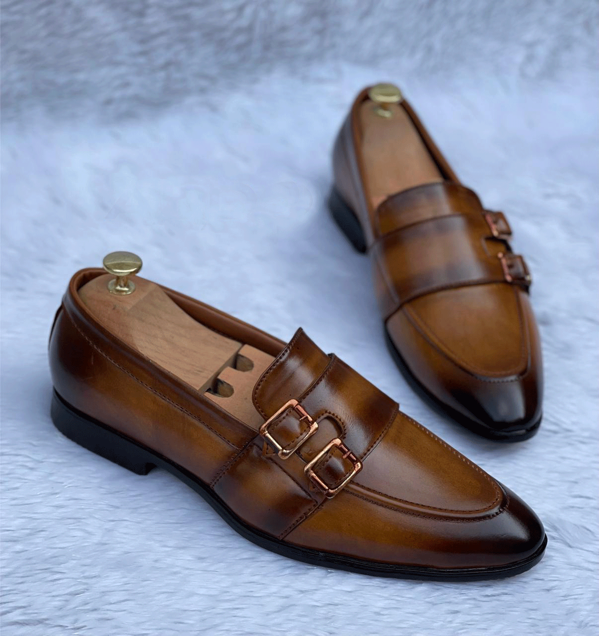 Classic Patent Monk Formals With Tassels For Men-Unique and Classy