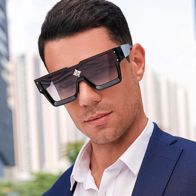 2021 Luxury Brand Oversized Square Designer Shades Big Frame Retro Fashion Mirror Lens Sunglasses For Men And Women-Unique and Classy