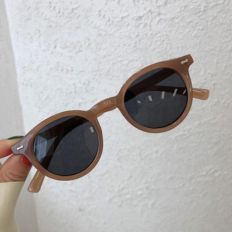 Classic Vintage Oval Frame Top Brand Stylish Sunglasses For Unisex-Unique and Classy