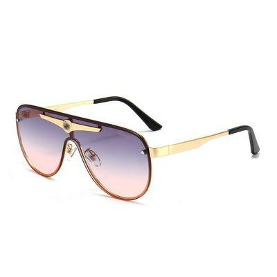 2021 New Trendy Polarized Fashion High Quality Metal Conjoined Frame Sunglasses For Men And Women-Unique and Classy