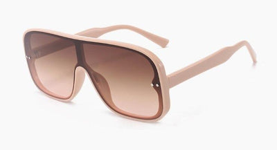 One Lens Square Simple Sunglasses Men And Women-Unique and Classy