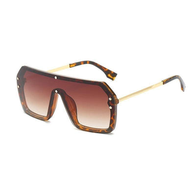 Brand Designer Square New Oversized One Piece Sunglasses For Men And Women-Unique and Classy