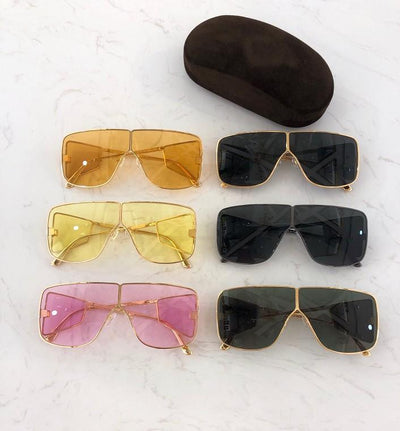 Classic Square Oversized Candy Sunglasses For Men And Women-Unique and Classy