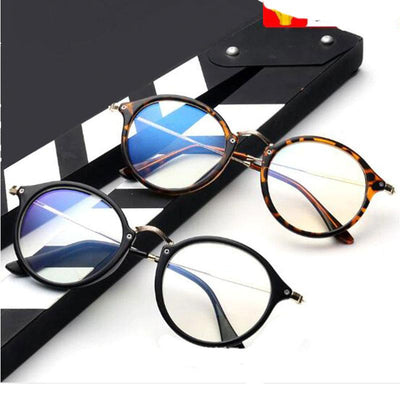 Blue Block Clear Lens Round Eyeglasses For Men And Women-Unique and Classy