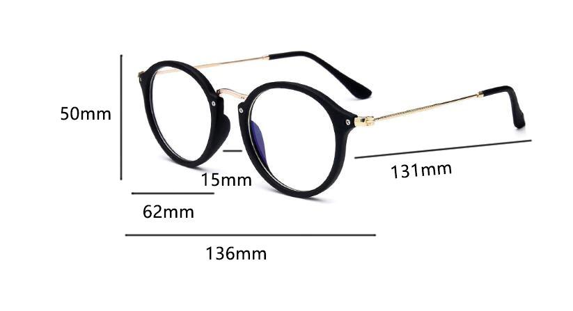 Blue Block Clear Lens Round Eyeglasses For Men And Women-Unique and Classy