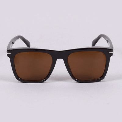 Beckham Style Brown Square Sunglasses For Unisex -Unique and Classy