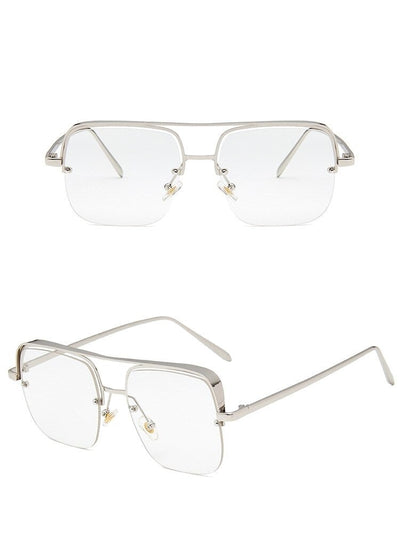 2021 Vintage Metal Square Frame Brand Sunglasses For Unisex-Unique and Classy