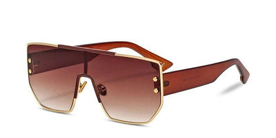 2021 Designer Oversized Square Brand Vintage Shades Sunglasses For Unisex-Unique and Classy
