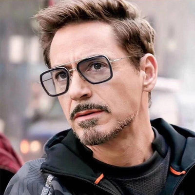 Tony Stark Blue Blocking Lens Eyeglasses For Men And Women