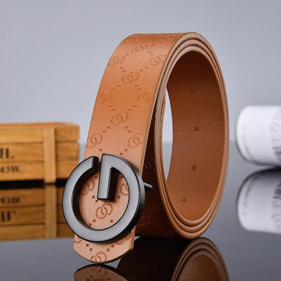 Casual Fashion G Letter buckle High Quality Smooth buckle Belt For Men-Unique and Classy