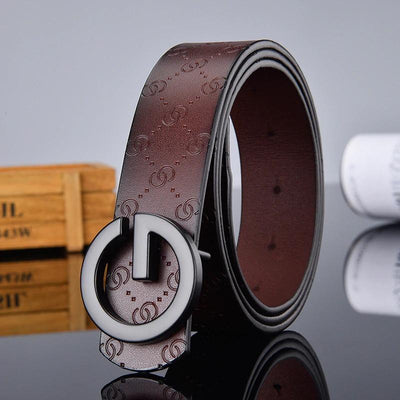 Casual Fashion G Letter buckle High Quality Smooth buckle Belt For Men-Unique and Classy