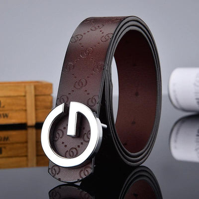 Casual Fashion G Letter buckle High Quality Smooth buckle Belt For Men-Unique and Classy