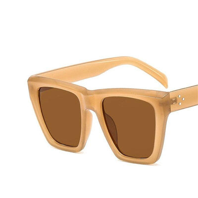 Trendy Classic Square Frame Top Brand Sunglasses For Unisex-Unique and Classy